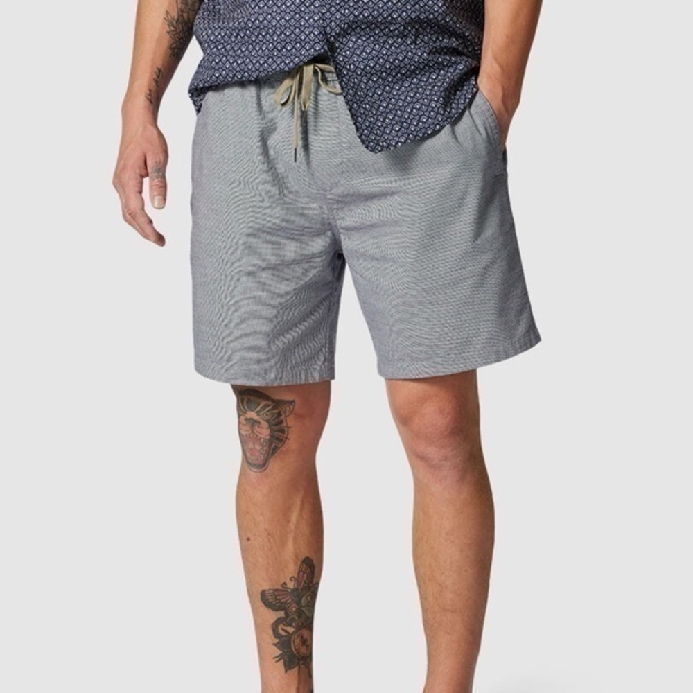 Rodd & Gunn Gunn 7" Resort Short in Eclipse Grey Men’s Size‎ Small New